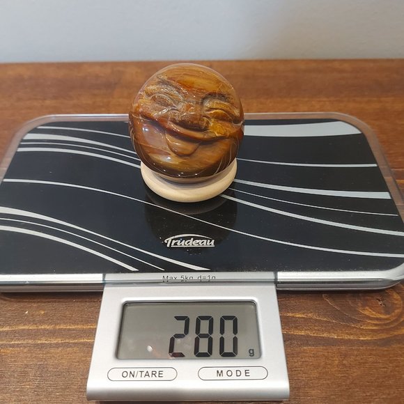 🔥 Sale 🔥 Red Jasper Smiling Buddha Sphere - Final Price - Picture 9 of 11